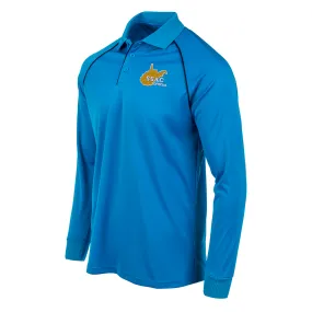 West Virginia SSAC Logo Long Sleeve Blue Volleyball Shirt Comfort Fit
