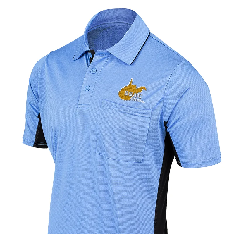 Non Iron Material West Virginia SSAC Logo Smitty MLB Replica Umpire Shirts