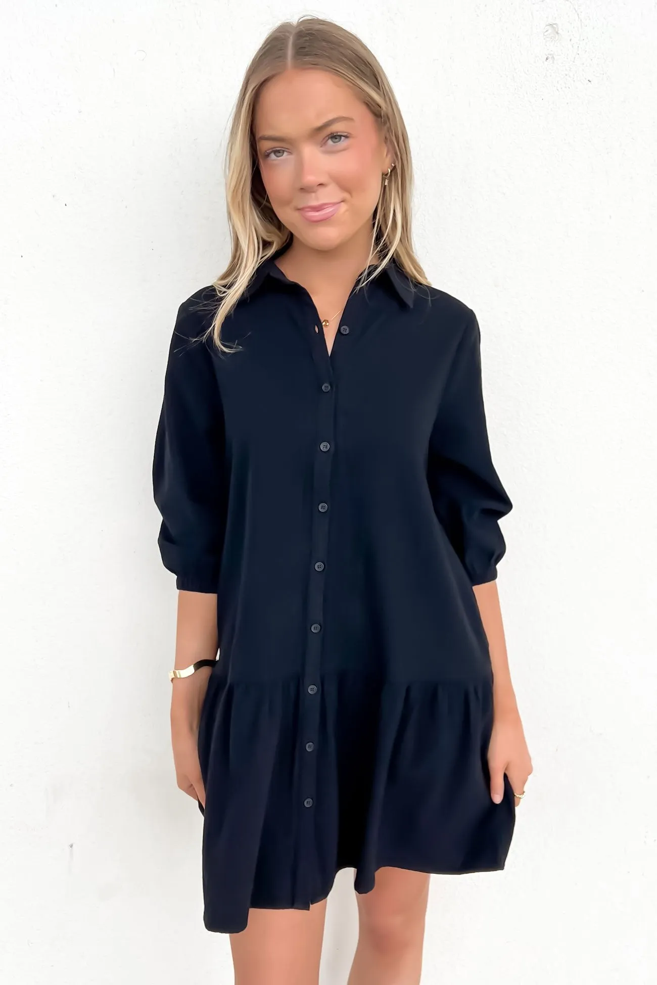 All Wear Weston Mini Dress Black