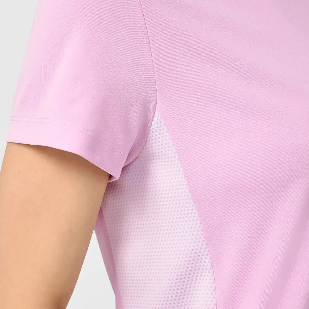 Laser Cutting Slip - resistant Wide-leg Head Women's Tie-Break Tee - Alight Lilac