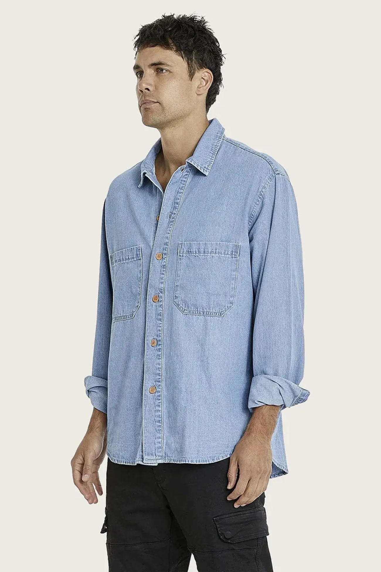 Casual Wear Seasonal Collection Wildfire Overshirt Blue Sky