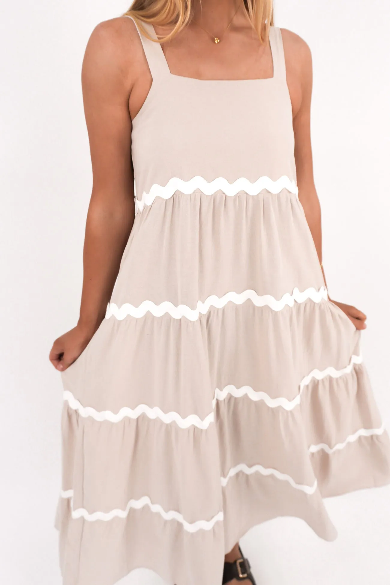 Easy Layers Versatile Comfort Wear Willa Maxi Dress Natural