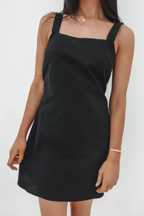 Willa Mini Dress Black Clean Flow All-Occasion Look
