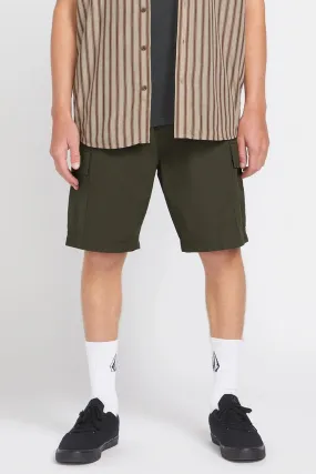 Simple Mood March Cargo Elastic Waist Short Wren