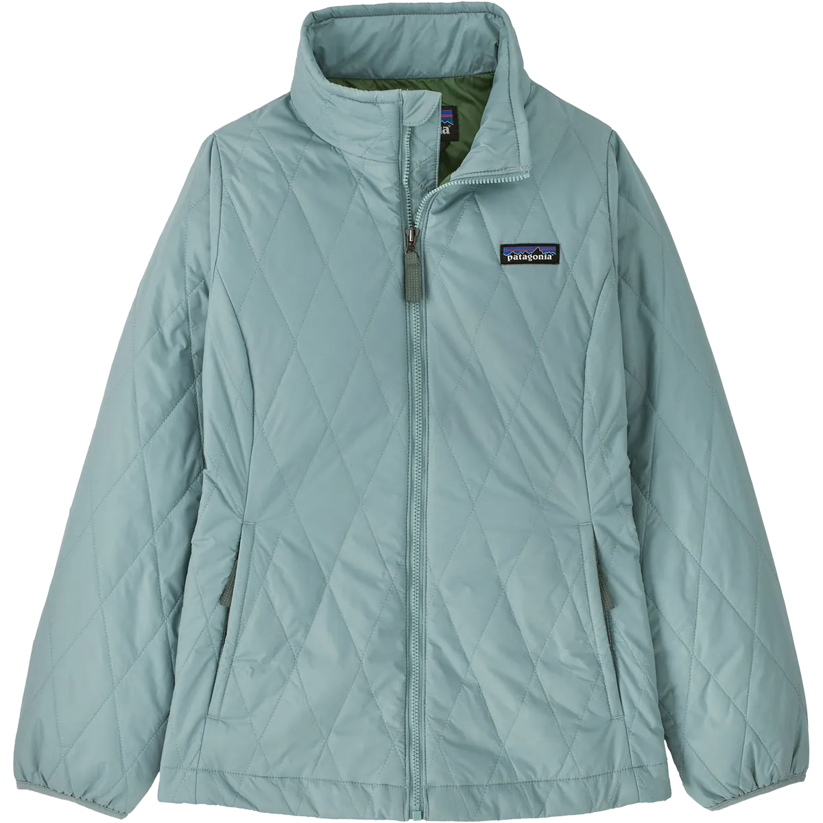 Subtle Design Detail Youth Nano Puff Diamond Quilt Jacket