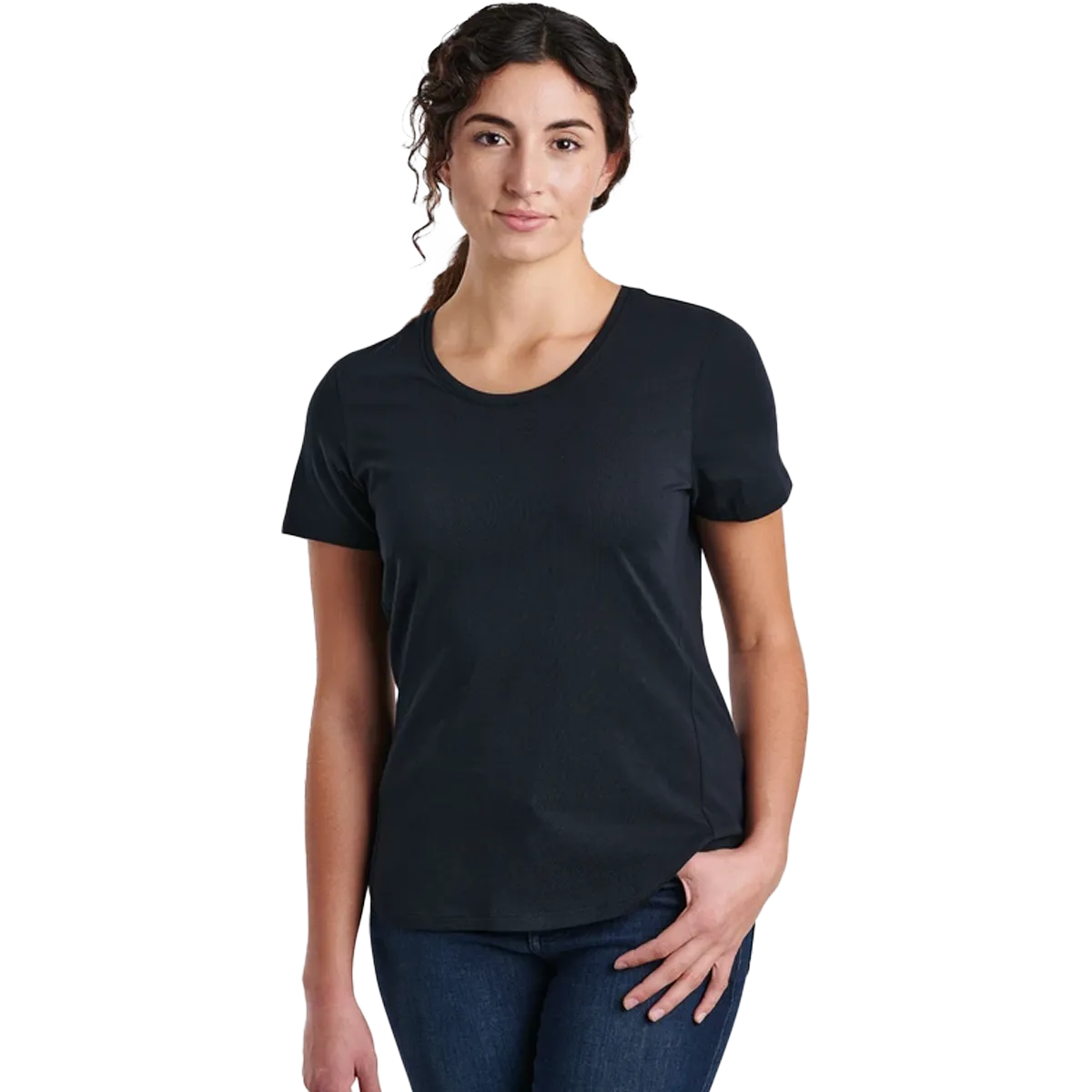 Women's Arabella Scoop Short Sleeve Long Sleeve Tee