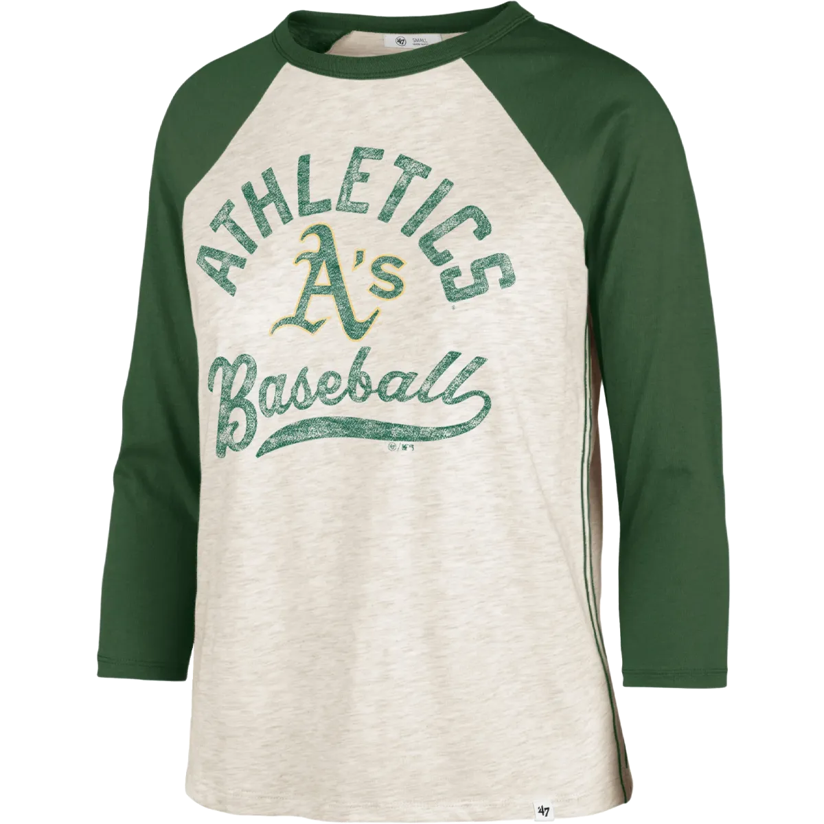 Women's A's Retro Daze Ava Raglan PreShrunkFabric