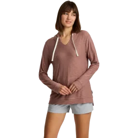 Belted Waist Women's Bamboo Slub Hoodie
