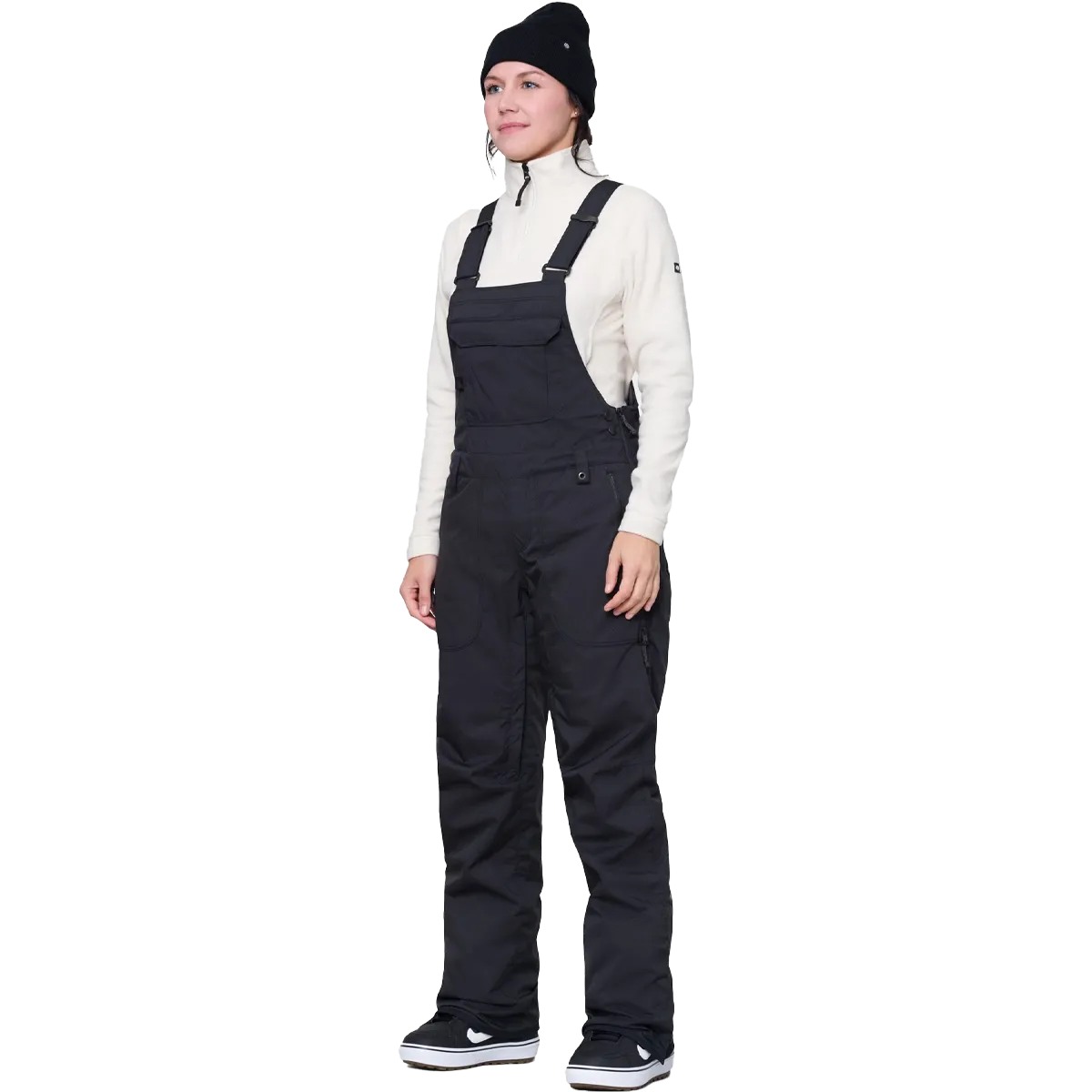Women's Black Magic Insulated Bib Stretchable Design Practical Fit