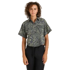 Women's Bless Up Cropped Everyday Style Snag Proof Weave