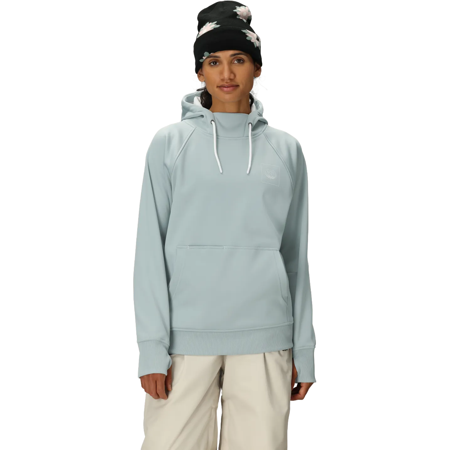 Women's Bonded Fleece Pullover Hoody simple design Elegant Evening
