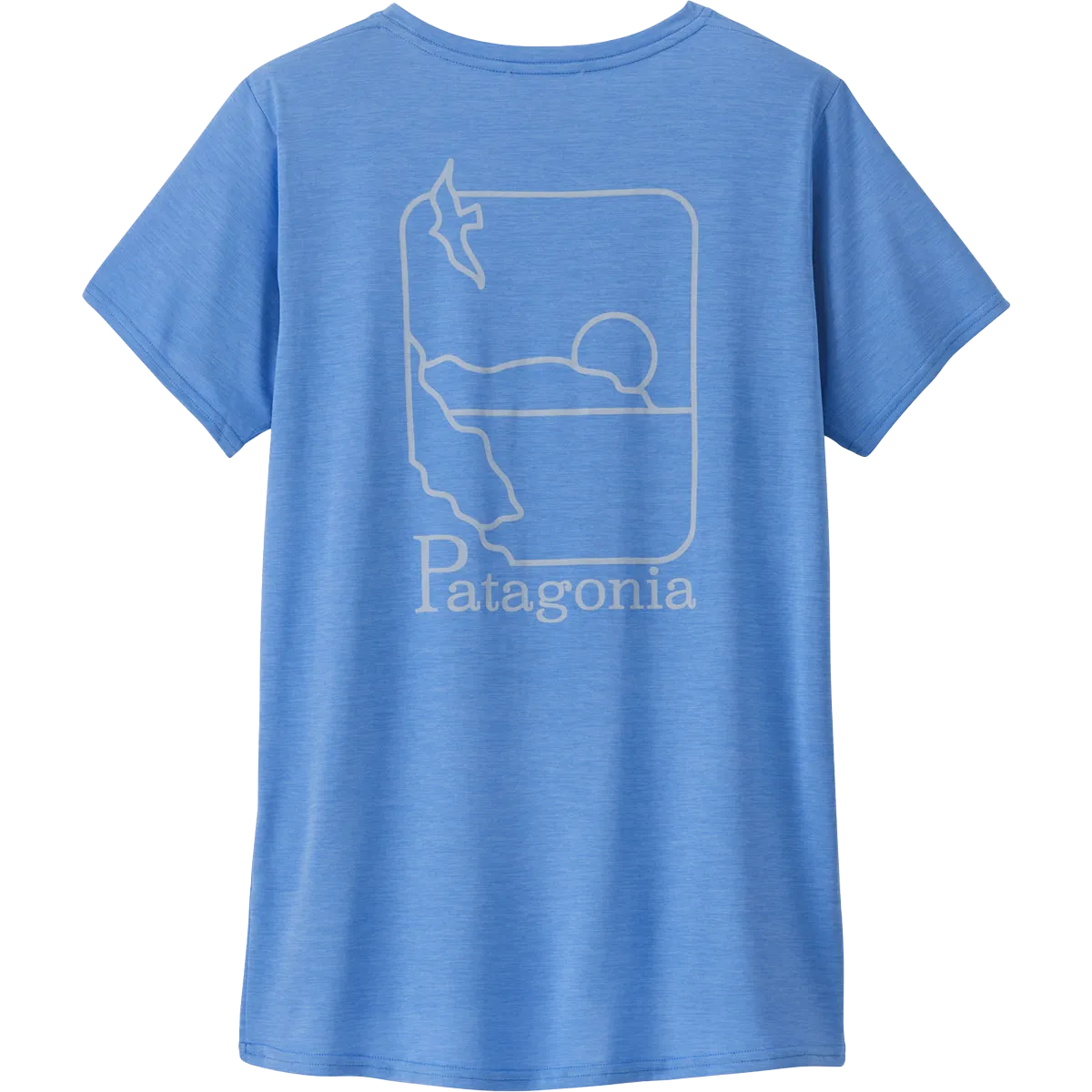 LayeringFriendly Weight Women's Capilene Cool Daily Graphic Shirt - Waters