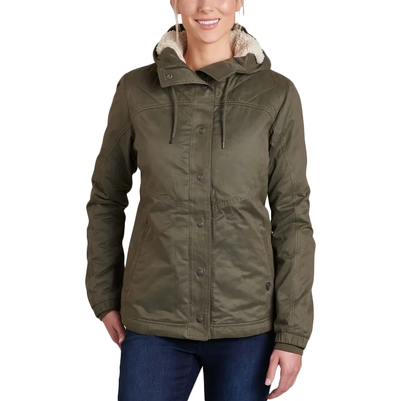 Quilted Pattern Ultra Soft Brushed Interior Women's Celeste Lined Hoody