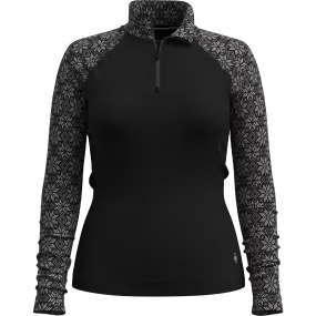 Women's Classic Thermal Merino Base Layer 1/4 Zip MeshPanelIntegration MultiFunctionalPockets