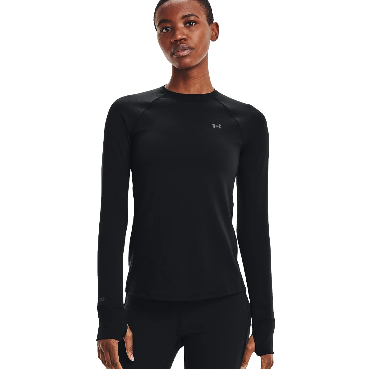 WaterResistantCoating MultiPanel Design Women's ColdGear Base 2.0 Crew