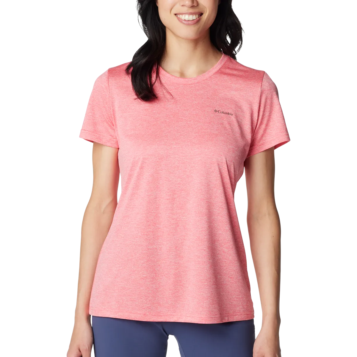 Lightweight Design Convertible Sleeve Adaptation Women's Columbia Hike Short Sleeve Crew