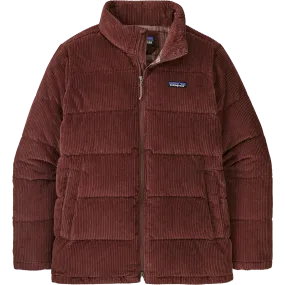 Women's Cord Fjord Coat Hidden Storage Compartment Functional Look