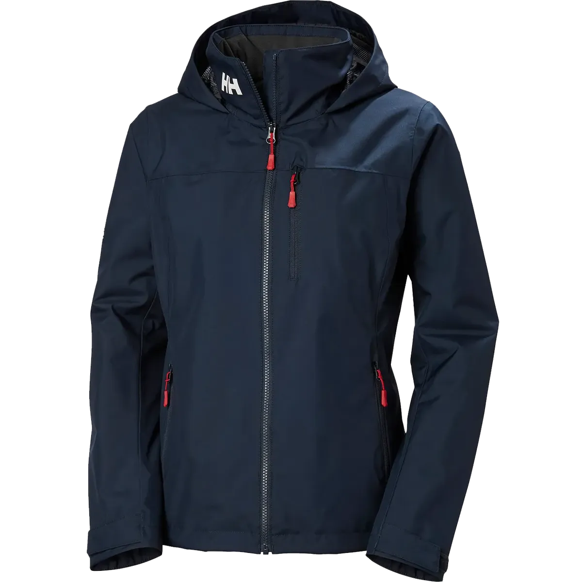Double Layered Collar Noise Reduciting Fabric Women's Crew Hooded Midlayer Jacket 2.0