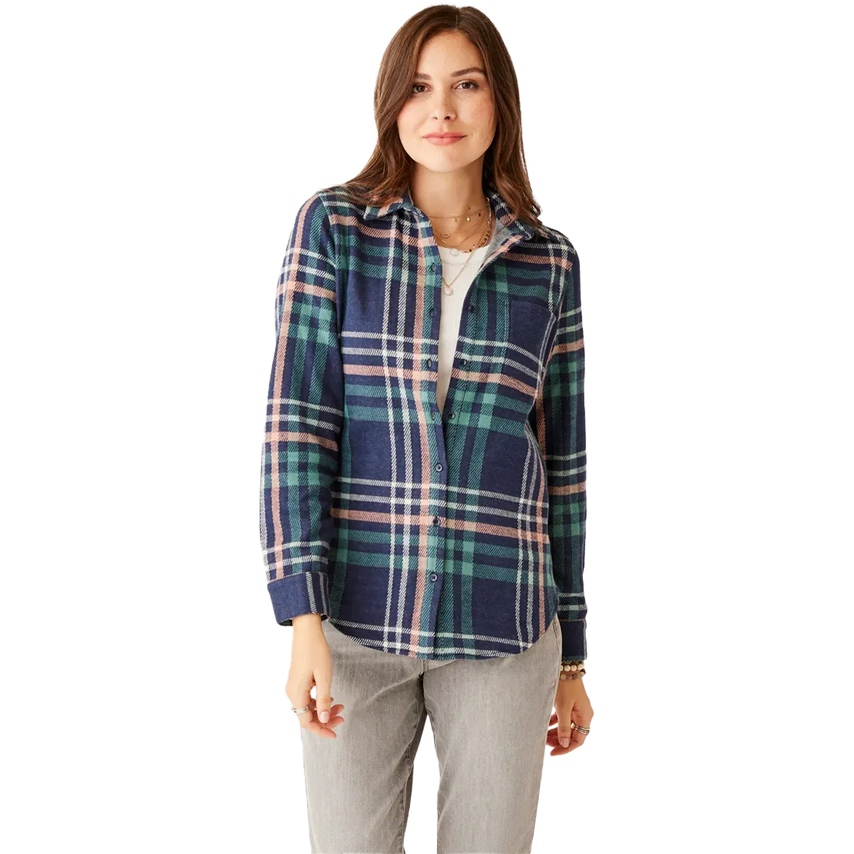 Layered Sleeve Women's Fairbanks Supersoft Shirt