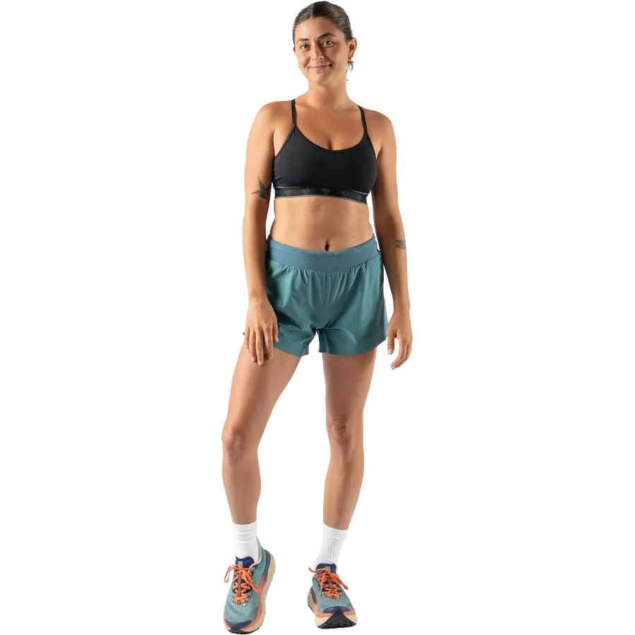 Suede - Like Women's FKT 4" Short Textured