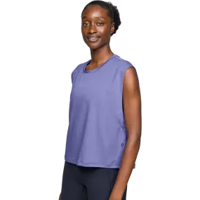 Women's Focus Crop Printed Hoodie Ribbed Neckline