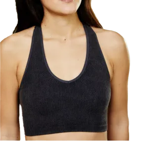 Women's Free Throw Crop Low Profile Seaming Adjustable Hemline