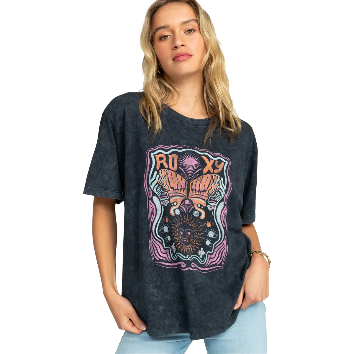 Women's Girl Need Love C Oversized Tee Dimensional Stability Weave High-Quality Cotton