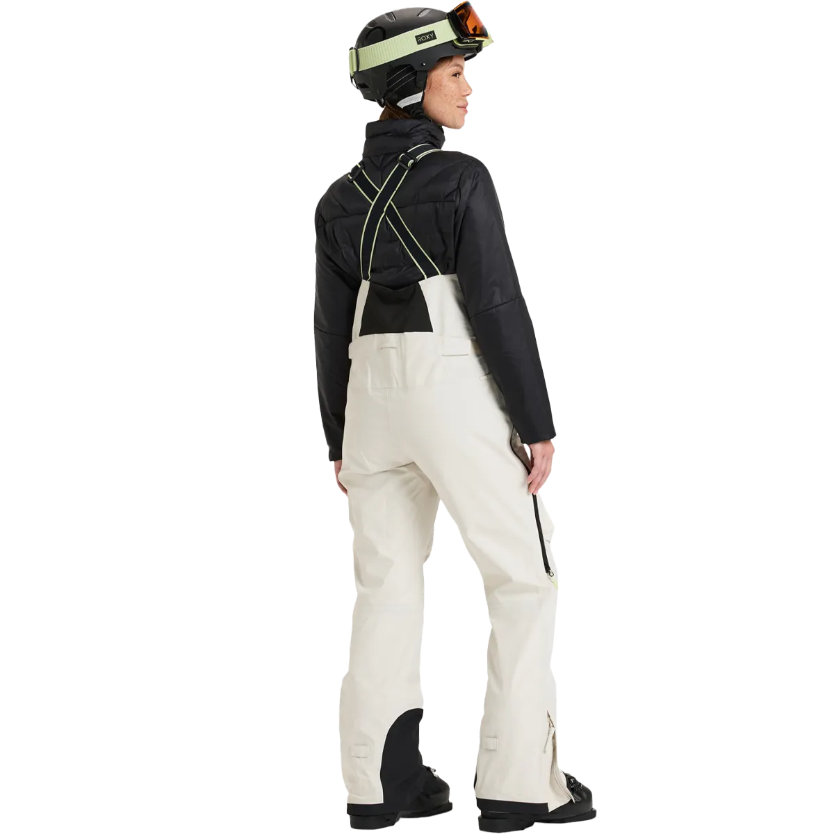 Tapered studded Women's Gore-Tex Lunalite 3L Bib Pant Wool blend