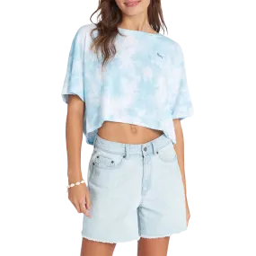 Crew Neck Design Women's Happy Palms Tee