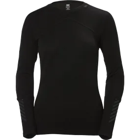 Women's HH Lifa Merino Crew Anti Static Finish