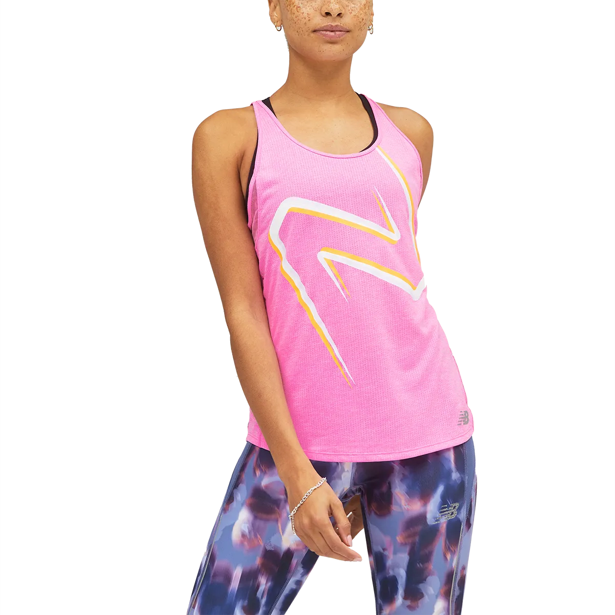 Collared Chic Women's Impact Run Graphic Tank