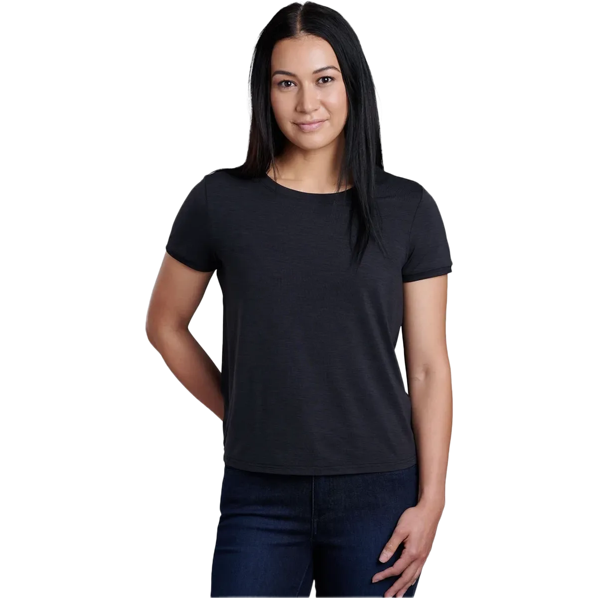 Women's Inspira Short Sleeve Layered Collar Lightweight Design