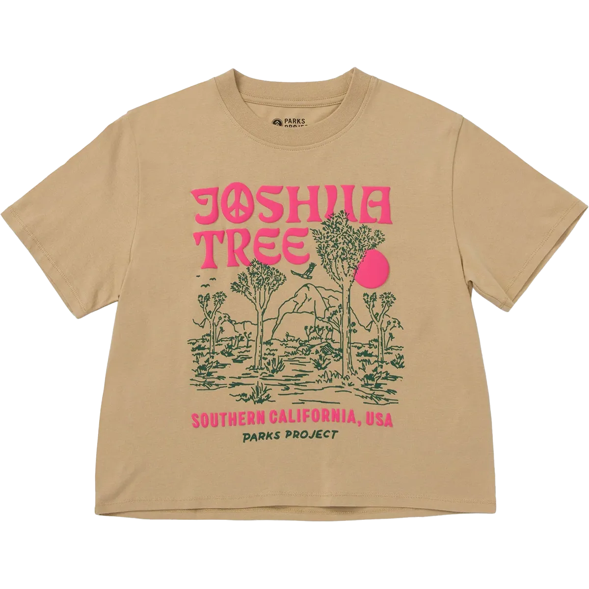 Women's Joshua Tree Puff Print Boxy Tee Easy-Going Style