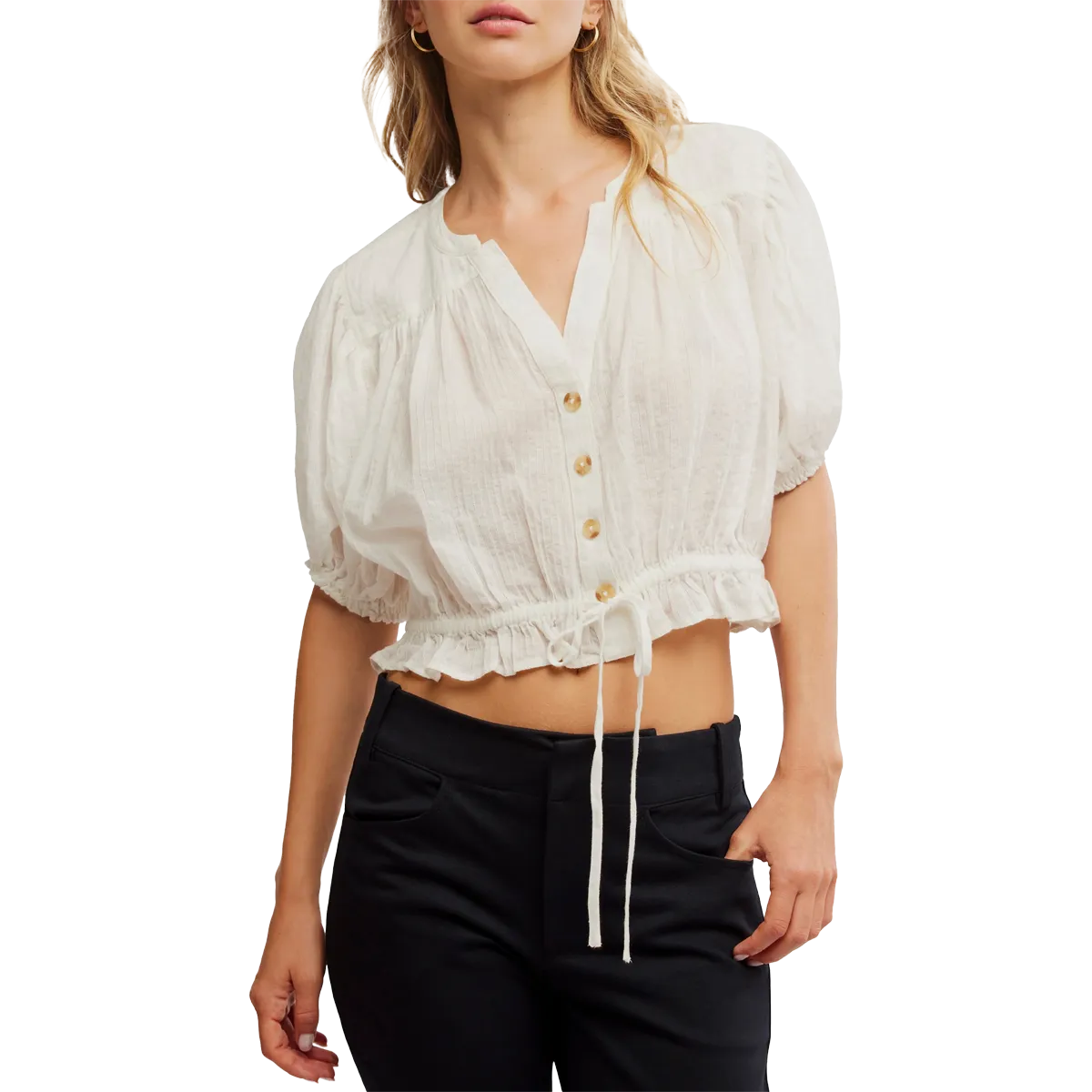 Women's Little Cloud Shirt Flexible Ribbing