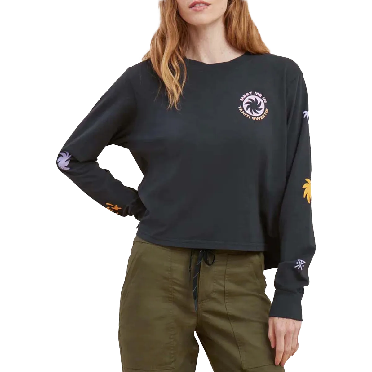 Fun Prints Women's Meet Me In Tahiti Long Sleeve