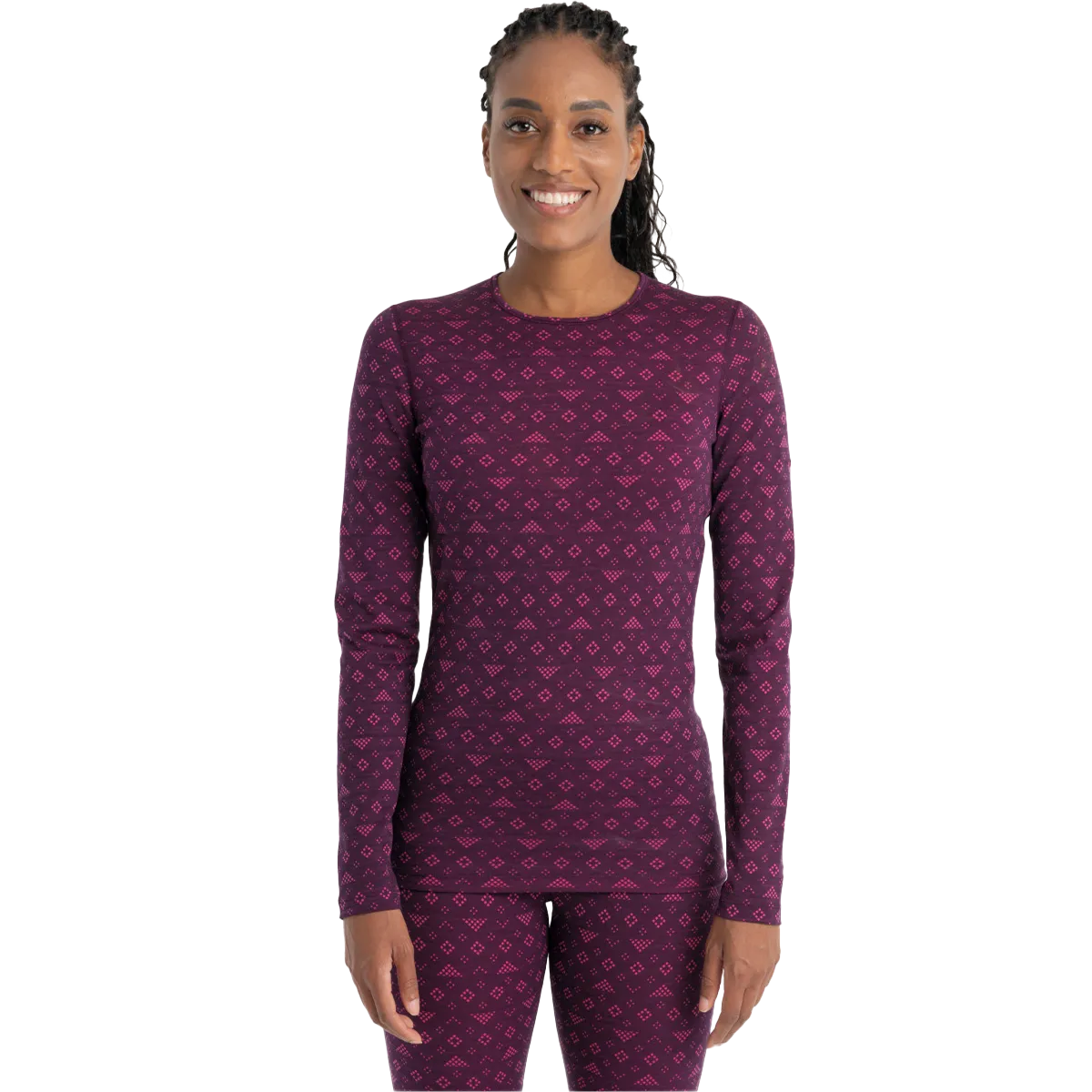 Stylish Tank Women's Merino 200 Oasis LS Crewe First Snow