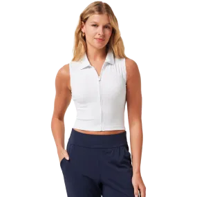 Women's Midline Sleeveless Polo Friction Resistant Shoulder Everyday Jacket