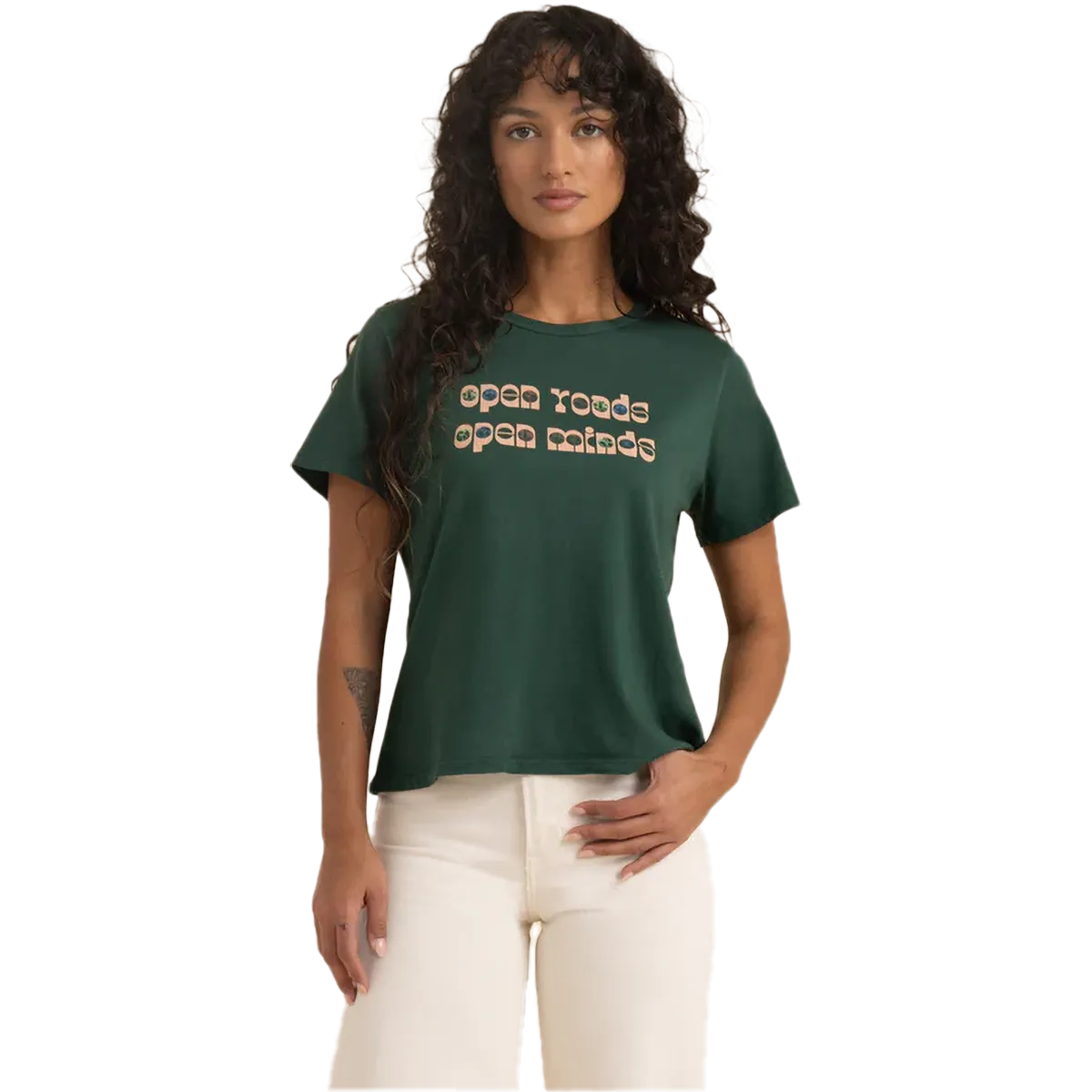 Women's Open Roads Everyday Tee Soft and Relaxed Versatile Wardrobe Piece
