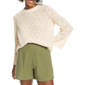 Women's Paper Hearts Sweater Sophisticated Knit Cozy Wear