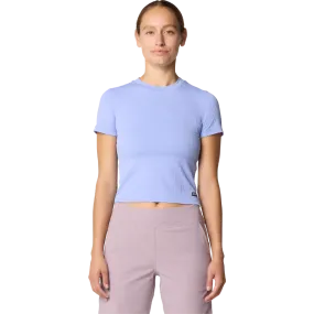 Shrinkage Prevention Treatment Wind Resistant Fabric Women's Peak Knit Shortsleeve Shirt