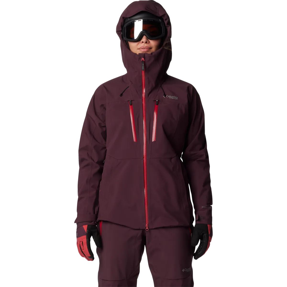 Durable Corrosion Resistant Zippers Stretch Paneling Women's Platinum Peak II 3L Shell