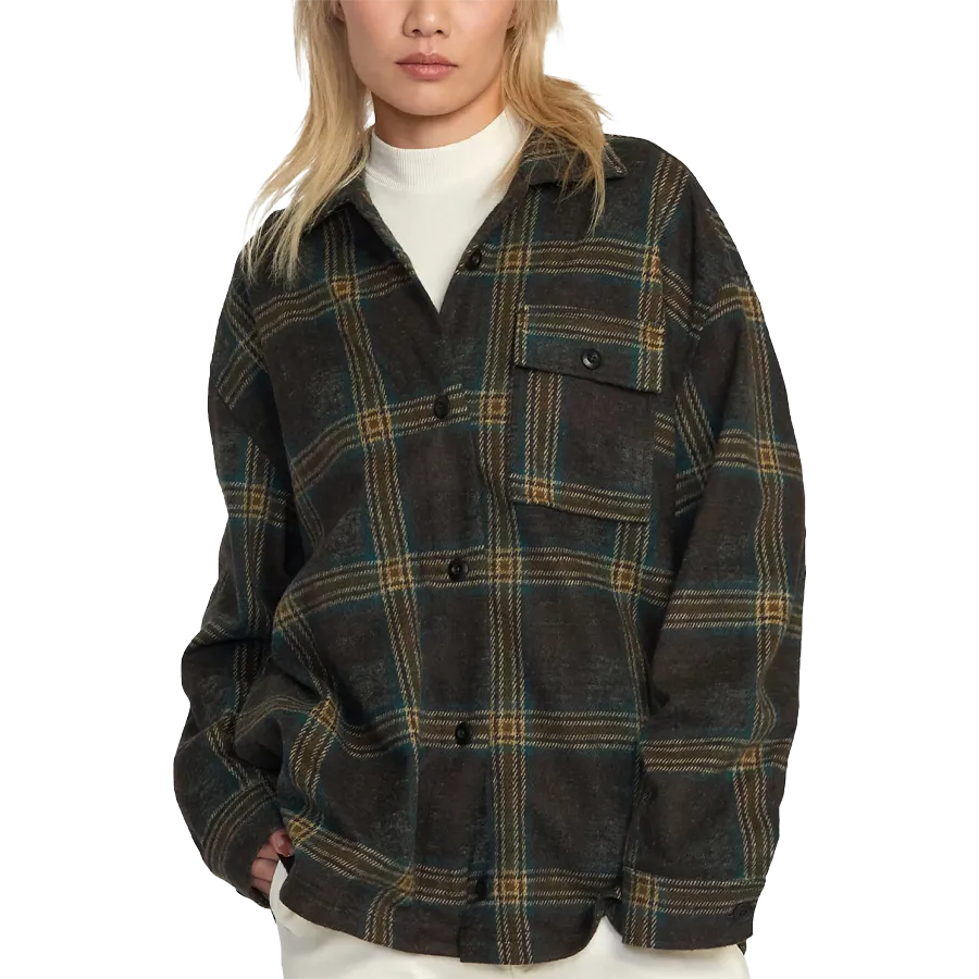 Women's Polar Bridie Shacket Fur Trim