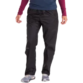 Women's PreCip Eco FZ Pant - Long Flexible Leg Non Slip Waist Grip