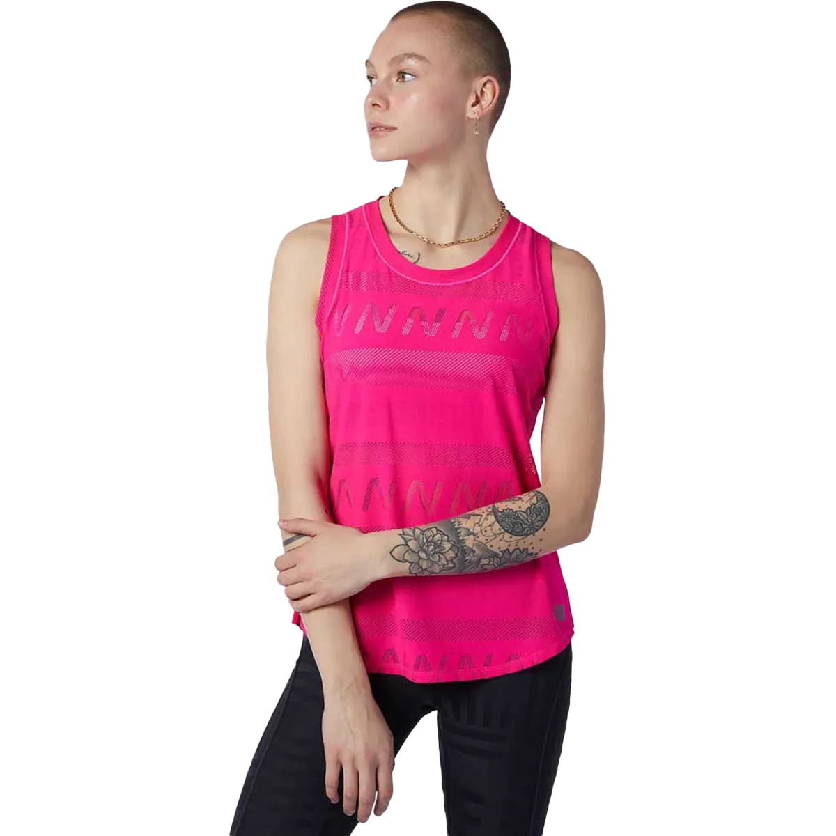 Versatile Wearable Fun Style Women's Q Speed Fuel Jacquard Tank