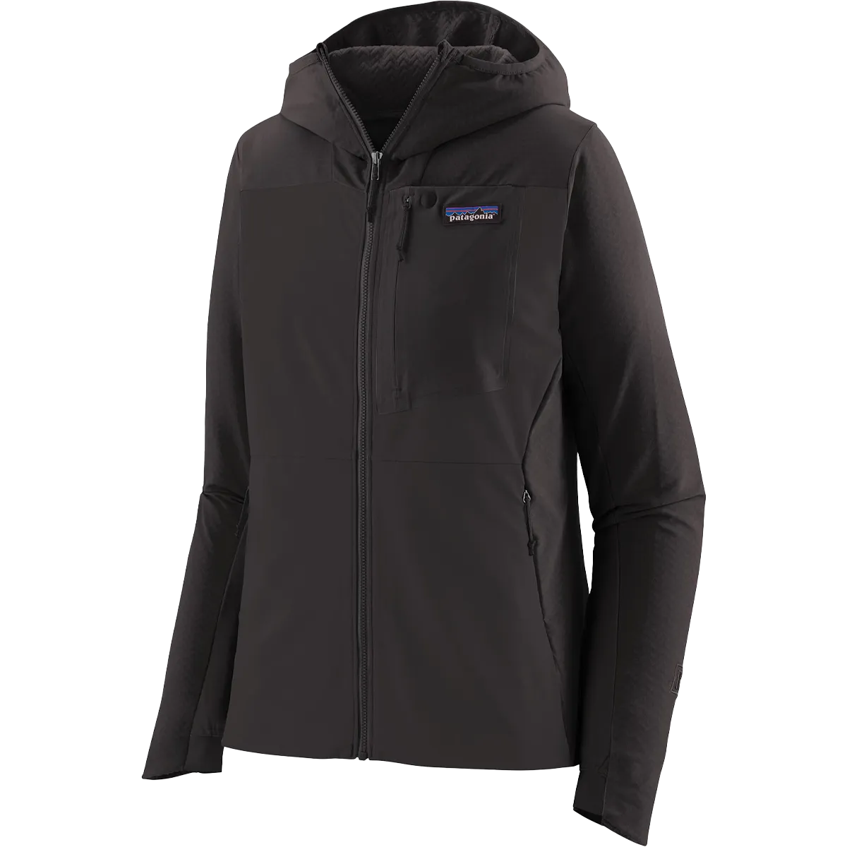 Women's R1 CrossStrata Hoody Noise Reduciting Fabric abrasion resistant coating