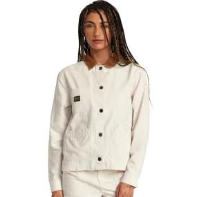 Women's Recession Chore Coat RibbedKnitCollar