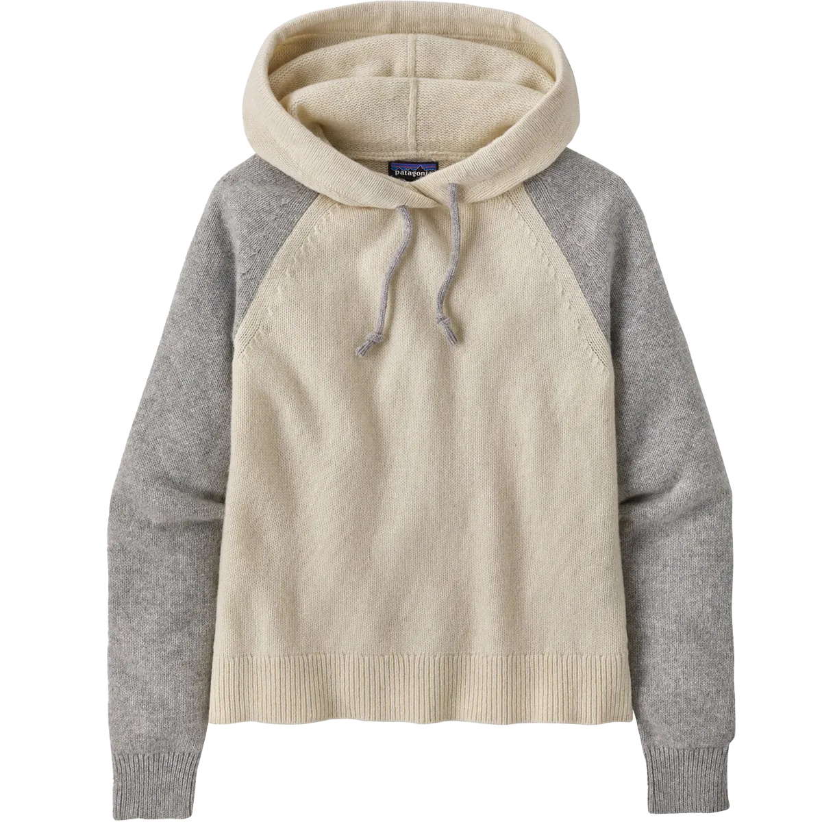 Breathable Warmth Curved Hemline Women's Recycled Wool-Blend Hoodie