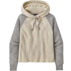 Breathable Warmth Curved Hemline Women's Recycled Wool-Blend Hoodie