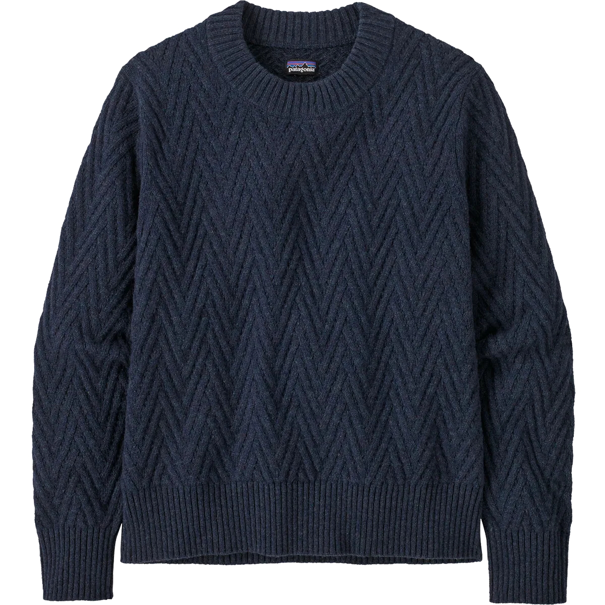 Women's Recycled Wool Crewneck Sweater Chilly Season