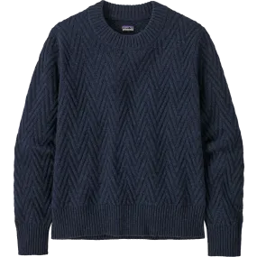 Layered Knitwear Women's Recycled Wool Crewneck Sweater